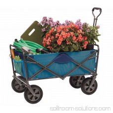 Mac Sports Collapsible Durable Folding Outdoor Garden Utility Wagon Cart, Pink